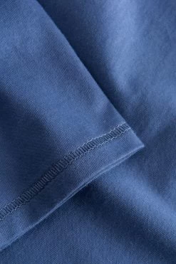 Pyjama Mit Verspieltem Hunde-Druck 7/8-Hose Blau Ziernähte 100% Baumwolle -Pyjamas Für Zuhause 1233103 16085 4