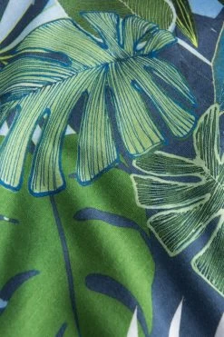 Nachtkleid Im Tropischen Palmen-Druck Taschen Baumwolle/Modal 10 Nachtkleid Im Tropischen Palmen-Druck Taschen Baumwolle/Modal -Pyjamas Für Zuhause 1233114 16852 4