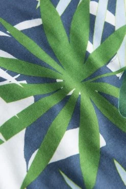 Nachthemd Im Tropischen Palmen-Druck Taschen Baumwolle/Modal -Pyjamas Für Zuhause 1233115 16852 4