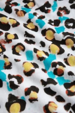 Nachthemd Im Bunten Leo-Druck Kurzarm 100% Baumwolle 10 Nachthemd Im Bunten Leo-Druck Kurzarm 100% Baumwolle -Pyjamas Für Zuhause 1233118 11572 4