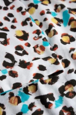 Nachthemd Im Bunten Leo-Druck Kurzarm 100% Baumwolle 11 Nachthemd Im Bunten Leo-Druck Kurzarm 100% Baumwolle -Pyjamas Für Zuhause 1233118 11572 5