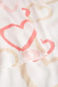 Kurzer Pyjama Im Herzen-Druck V-Ausschnitt Bermuda 100% Baumwolle -Pyjamas Für Zuhause 1233125 16811 4