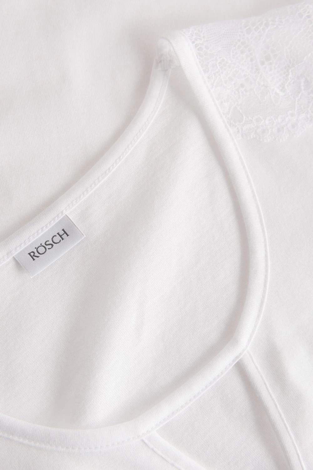 Nachthemd Mit Eleganten Spitzendetails Weiß Ärmellos 100% Baumwolle 4 Nachthemd Mit Eleganten Spitzendetails Weiß Ärmellos 100% Baumwolle - Image 4