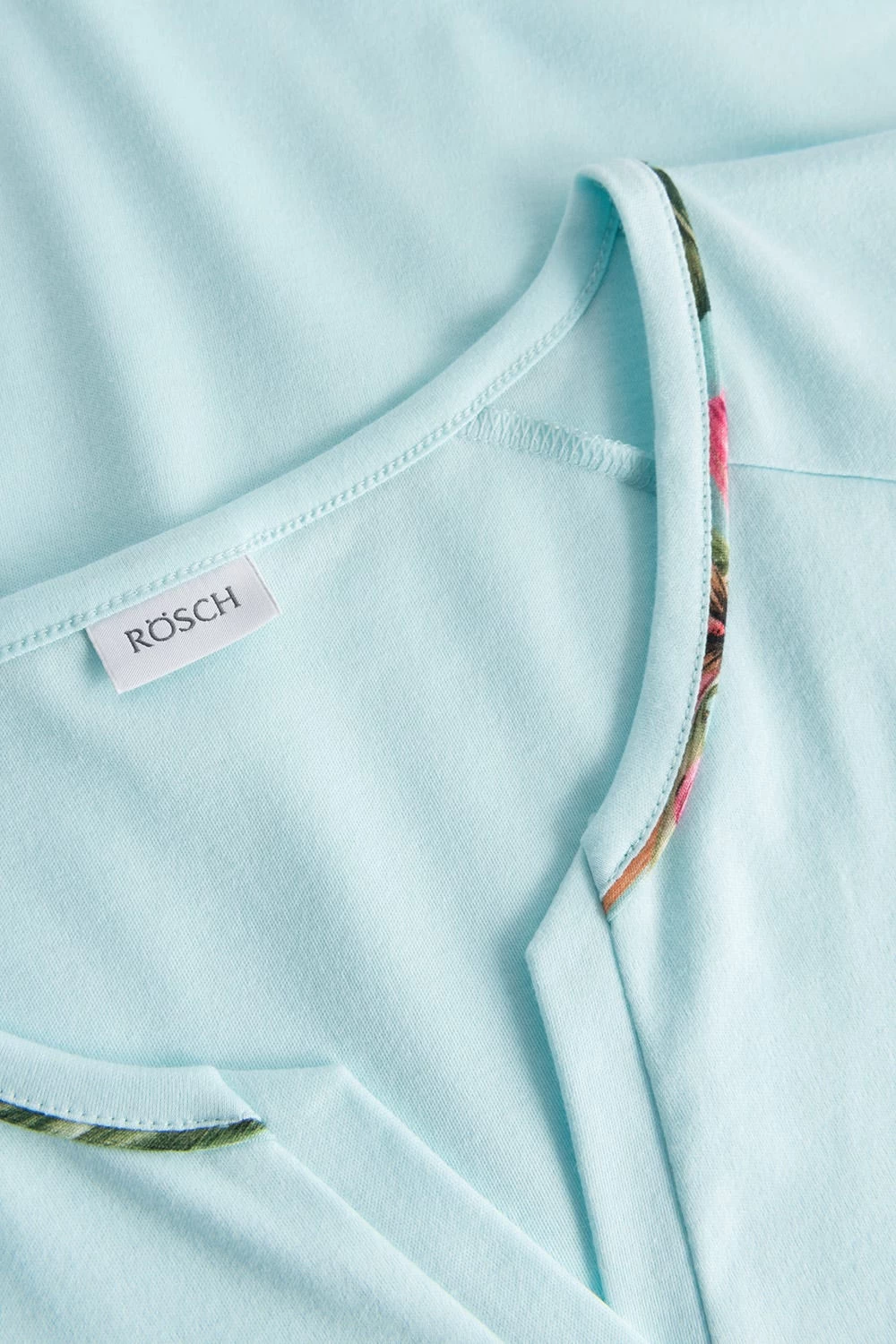 Pyjama Mit Tropischem Druck 7/8-Hose Raglan Baumwolle/Modal 4 Pyjama Mit Tropischem Druck 7/8-Hose Raglan Baumwolle/Modal - Image 4