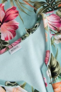 Nachthemd Im Tropischen Druck Raglan Baumwolle/Modal -Pyjamas Für Zuhause 1233161 11735 3