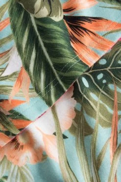 Nachthemd Im Tropischen Druck Raglan Baumwolle/Modal -Pyjamas Für Zuhause 1233161 11735 5