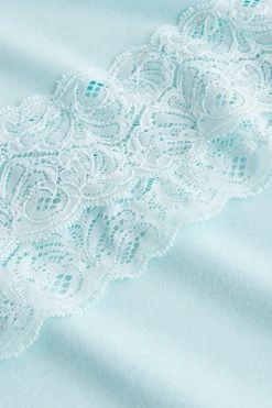 Nachthemd Mit Feinen Spitzendetails Uni Elegant 100% Baumwolle 11 Nachthemd Mit Feinen Spitzendetails Uni Elegant 100% Baumwolle -Pyjamas Für Zuhause 1233168 16502 5