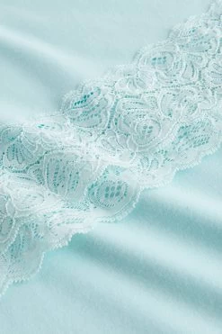 Trägerkleid Mit Feinen Spitzendetails Uni Elegant 100% Baumwolle 10 Trägerkleid Mit Feinen Spitzendetails Uni Elegant 100% Baumwolle -Pyjamas Für Zuhause 1233170 16502 4