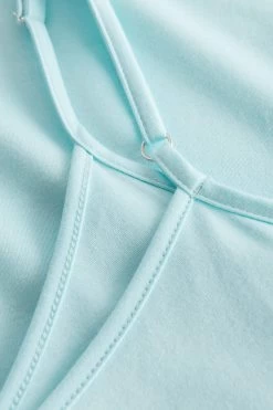 Trägerkleid Mit Feinen Spitzendetails Uni Elegant 100% Baumwolle 11 Trägerkleid Mit Feinen Spitzendetails Uni Elegant 100% Baumwolle -Pyjamas Für Zuhause 1233170 16502 5