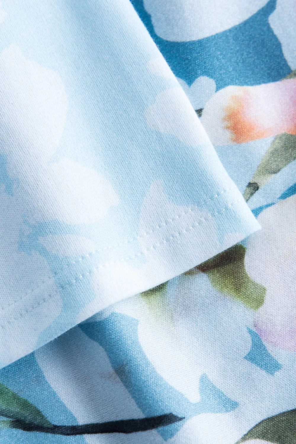 Nachtkleid Mit Platziertem Druck Kurzarm Baumwolle/Modal 5 Nachtkleid Mit Platziertem Druck Kurzarm Baumwolle/Modal - Image 5