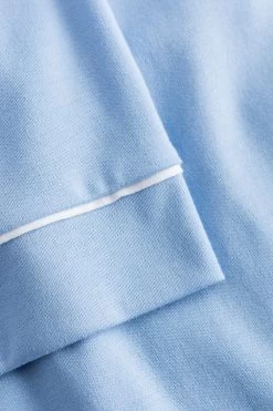 Pyjama Im Kimono-Stil Paspeln 7/8-Hose Halbarm 100% Baumwolle -Pyjamas Für Zuhause 1233200 16361 5