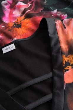 Pyjama Im Eleganten Blumendruck V-Ausschnitt Baumwolle/Modal -Pyjamas Für Zuhause 1233225 10996 4