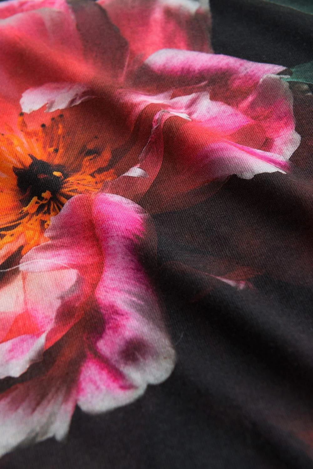 Nachthemd Im Eleganten Blumendruck V-Ausschnitt Baumwolle/Modal 6 Nachthemd Im Eleganten Blumendruck V-Ausschnitt Baumwolle/Modal - Image 6