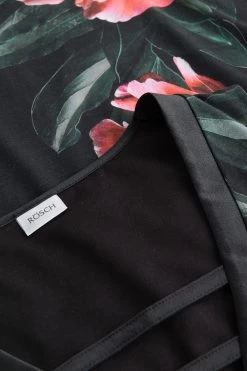 Nachtkleid Im Eleganten Blumendruck V-Ausschnitt Ärmellos Baumwolle/Modal 9 Nachtkleid Im Eleganten Blumendruck V-Ausschnitt Ärmellos Baumwolle/Modal -Pyjamas Für Zuhause 1233228 10996 3