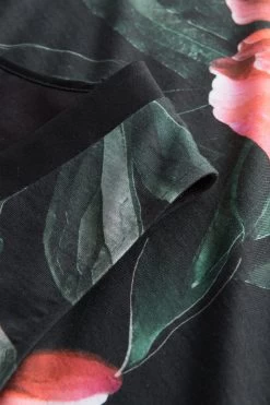 Nachtkleid Im Eleganten Blumendruck V-Ausschnitt Ärmellos Baumwolle/Modal 10 Nachtkleid Im Eleganten Blumendruck V-Ausschnitt Ärmellos Baumwolle/Modal -Pyjamas Für Zuhause 1233228 10996 4