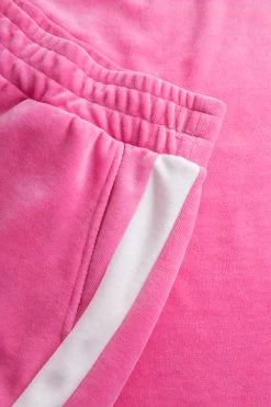 Nicki-Hausanzug Mit Kontraststreifen Winter Warm Materialmix -Pyjamas Für Zuhause 1233260 16503 6