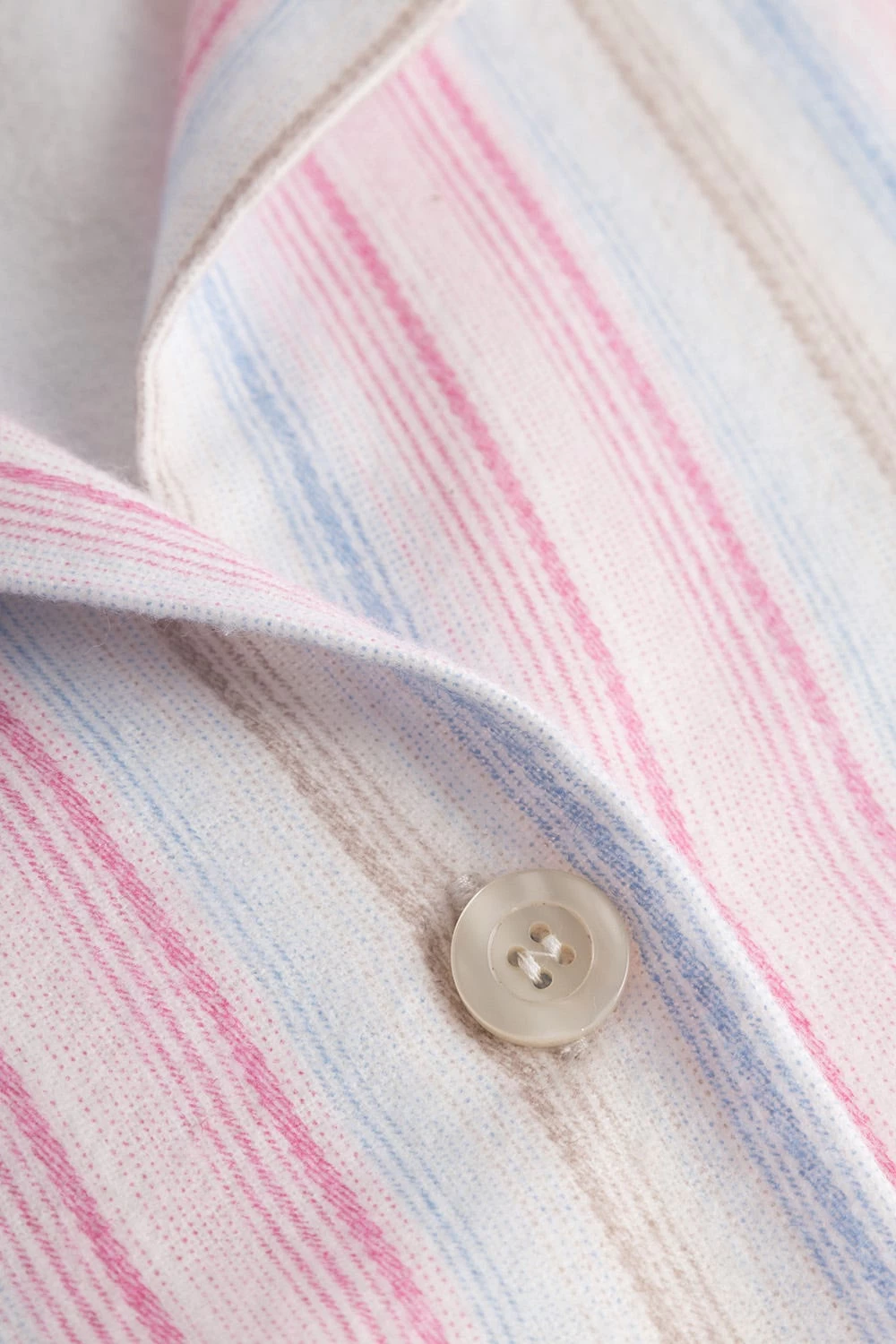 Nachthemd Im Herrenhemd-Stil Streifen Flanell Winter Warm 100% Baumwolle 5 Nachthemd Im Herrenhemd-Stil Streifen Flanell Winter Warm 100% Baumwolle - Image 5