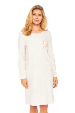 Nachthemd Im Mustermix Brusttasche Winter Warm 100% Baumwolle 15 Nachthemd Im Mustermix Brusttasche Winter Warm 100% Baumwolle -Pyjamas Für Zuhause 1233265 16827