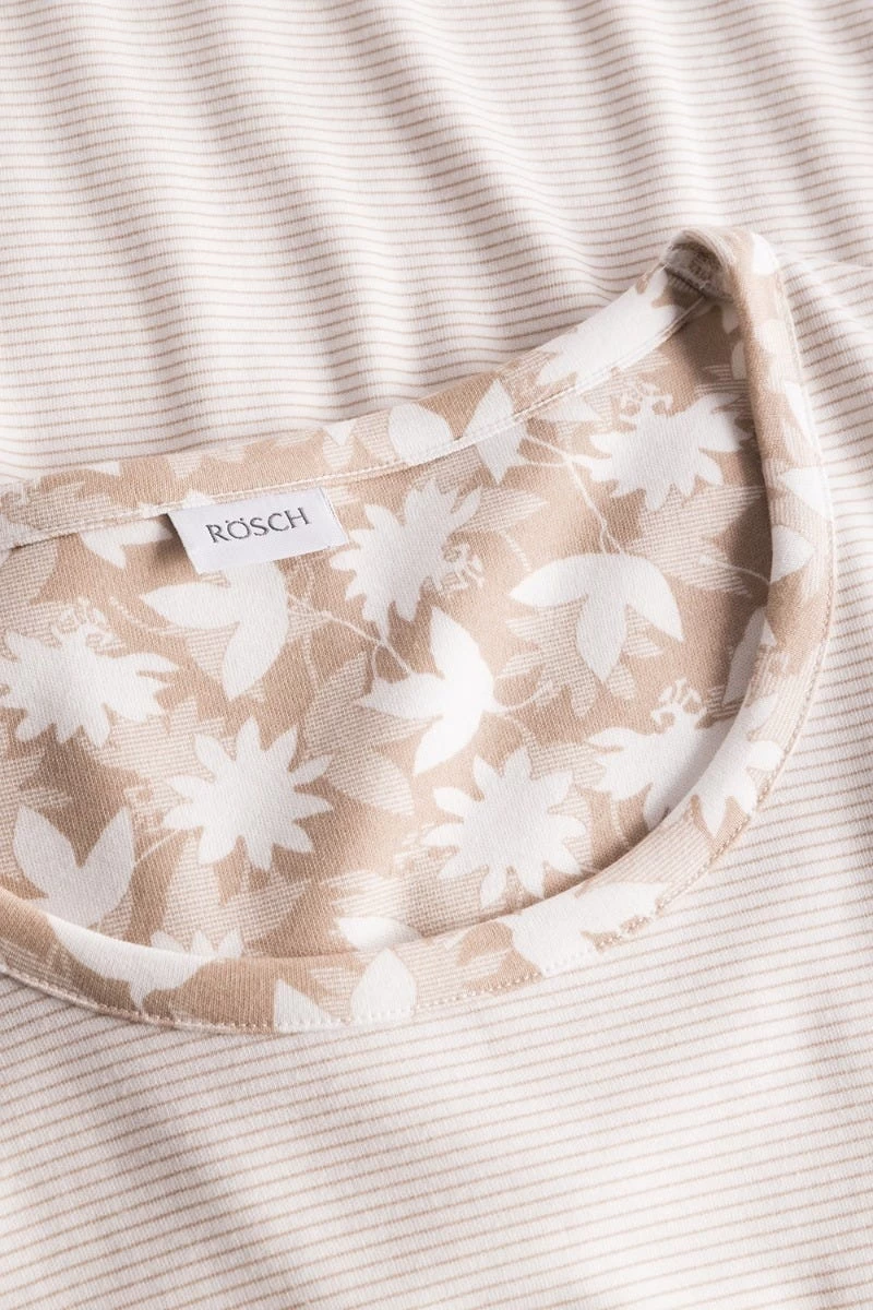 Nachthemd Im Mustermix Brusttasche Winter Warm 100% Baumwolle 4 Nachthemd Im Mustermix Brusttasche Winter Warm 100% Baumwolle - Image 4