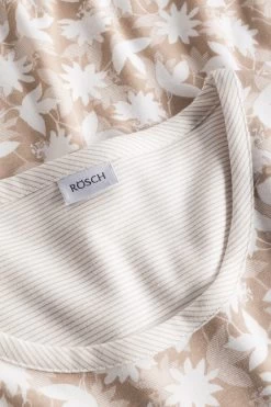 Nachtkleid Im Mustermix Maxi-Länge Taschen Winter Warm 100% Baumwolle -Pyjamas Für Zuhause 1233266 16827 3