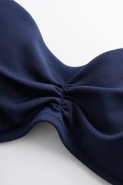 Bikini Oberteil Mit Streifen-Details Ripp überkreuzt Recyceltes Polyester/Elasthan -Pyjamas Für Zuhause 1235509 10063 4