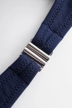 Bikini Oberteil Mit Streifen-Details Ripp überkreuzt Recyceltes Polyester/Elasthan -Pyjamas Für Zuhause 1235509 10063 5