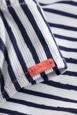 Bikini Oberteil Im Streifen-Druck Raffungen Bügel Recyceltes Polyester/Elasthan -Pyjamas Für Zuhause 1235512 16822 13