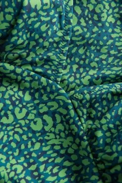 Neckholder-Badeanzug Im Leo-Druck Rückenausschnitt Recyceltes Polyamid/Elasthan -Pyjamas Für Zuhause 1235521 16549 3