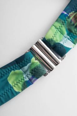 Bandeau-Bikini-Oberteil Im Grünen Leo-Design Recyceltes Polyamid/Elasthan -Pyjamas Für Zuhause 1235526 11572 5