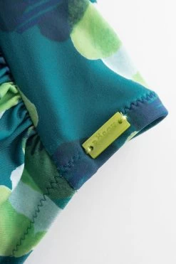 Bandeau-Bikini-Oberteil Im Grünen Leo-Design Recyceltes Polyamid/Elasthan -Pyjamas Für Zuhause 1235526 11572 6