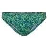 Bikini-Hose Im Leo-Druck Grün Klassisch Recyceltes Polyamid/Elasthan
