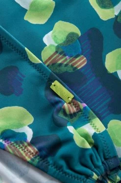 Bikini-Hose Im Grünen Leo-Design Schleifen Recyceltes Polyamid/Elasthan -Pyjamas Für Zuhause 1235532 11572 3