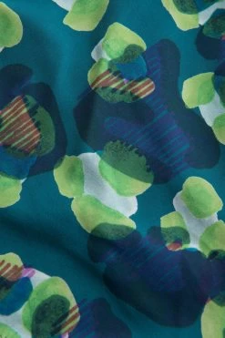 Bikini-Hose Im Grünen Leo-Design Schleifen Recyceltes Polyamid/Elasthan -Pyjamas Für Zuhause 1235532 11572 5