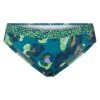 Bikini-Hose Im Leo-Druck-Mix Petrol Recyceltes Polyamid/Elasthan