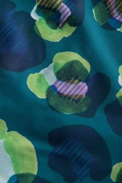 Bikini-Hose Im Leo-Druck-Mix Petrol Recyceltes Polyamid/Elasthan -Pyjamas Für Zuhause 1235533 11572 5