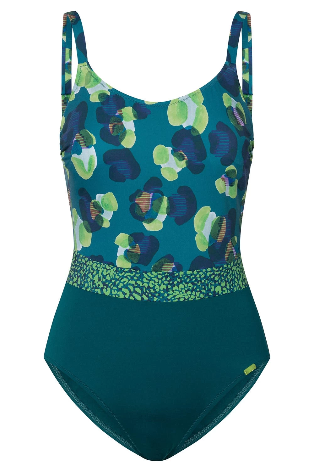 Badeanzug Im Grünen Druck-Mix Figurschmeichelnd Recyceltes Polyamid/Elasthan 2 Badeanzug Im Grünen Druck-Mix Figurschmeichelnd Recyceltes Polyamid/Elasthan - Image 2