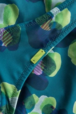 Bikini-Top Mit Raffungen Im Grünen Leo-Design Recyceltes Polyamid/Elasthan -Pyjamas Für Zuhause 1235539 11572 5