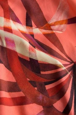 Bikini-Hose Im Bunten Blätter-Druck Binde-Bänder Recyceltes Polyamid/Elasthan -Pyjamas Für Zuhause 1235551 16364 5