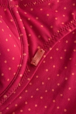 Bikini-Oberteil Im Pinken Mini-Tupfen-Druck Recyceltes Polyamid/Elasthan -Pyjamas Für Zuhause 1235558 16548 5