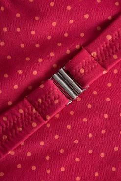 Bikini-Oberteil Im Pinken Mini-Tupfen-Druck Recyceltes Polyamid/Elasthan -Pyjamas Für Zuhause 1235558 16548 6