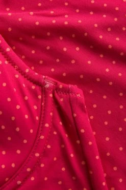 Badeanzug Im Pinken Mini-Tupfen-Druck Recyceltes Polyamid/Elasthan 11 Badeanzug Im Pinken Mini-Tupfen-Druck Recyceltes Polyamid/Elasthan -Pyjamas Für Zuhause 1235559 16548 5