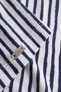 Trägerkleid Im Streifen-Druck Schleifen Strandkleid Viskose/Elasthan -Pyjamas Für Zuhause 1235604 16822 5