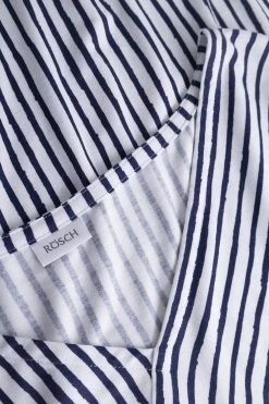 Strandkleid Im Streifen-Druck Asymmetrisch Sommer Viskose/Elasthan 9 Strandkleid Im Streifen-Druck Asymmetrisch Sommer Viskose/Elasthan -Pyjamas Für Zuhause 1235605 16822 3