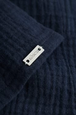 Sommerliches Set Aus Musselin Dunkelblau Top Shorts 100% Baumwolle 11 Sommerliches Set Aus Musselin Dunkelblau Top Shorts 100% Baumwolle -Pyjamas Für Zuhause 1235607 10063 5