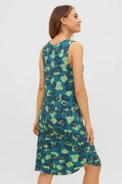 Strandkleid Im Grünen Leo-Design Tunnelzug Viskose/Elasthan 8 Strandkleid Im Grünen Leo-Design Tunnelzug Viskose/Elasthan -Pyjamas Für Zuhause 1235612 11572 2