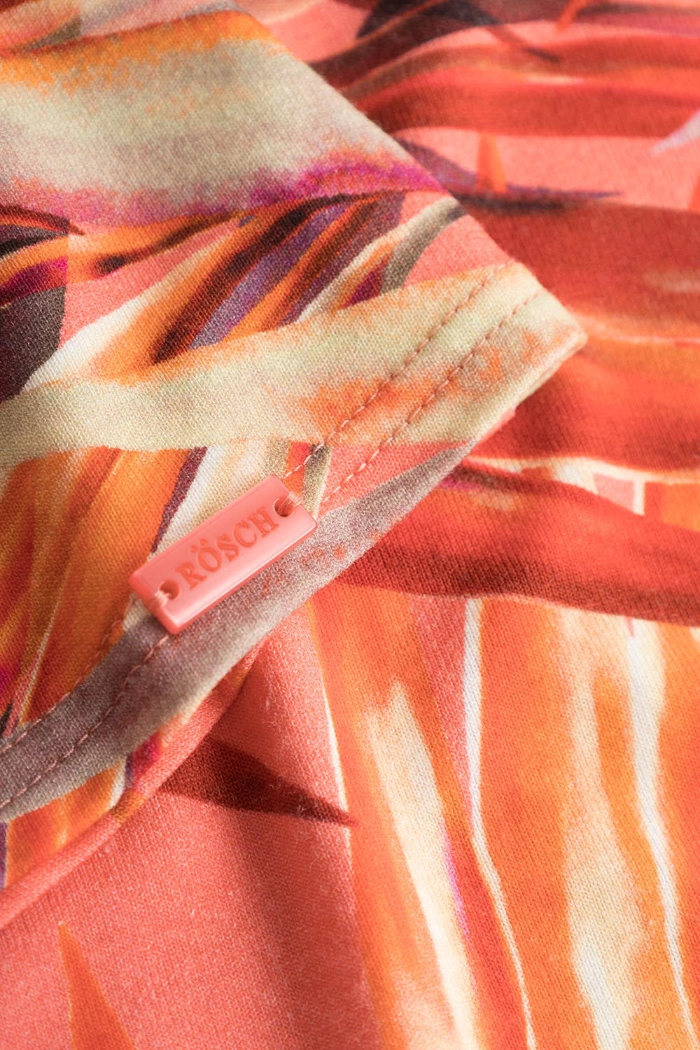 Spaghettiträger-Kleid Im Bunten Blätter-Druck Wickeloptik Viskose/Elasthan 6 Spaghettiträger-Kleid Im Bunten Blätter-Druck Wickeloptik Viskose/Elasthan - Image 6