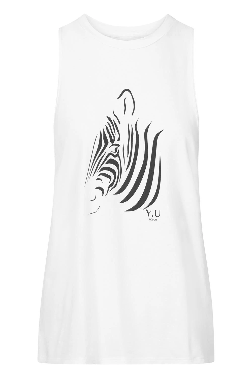 Y.U Yoga Top Mit Motivdruck Zebra Loungewear Sport Mix & Match Baumwolle/Elasthan 2 Y.U Yoga Top Mit Motivdruck Zebra Loungewear Sport Mix & Match Baumwolle/Elasthan - Image 2