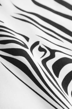 Y.U Yoga T-Shirt Mit Motivdruck Zebra Sport Mix & Match Baumwolle/Elasthan -Pyjamas Für Zuhause 1667206 11710 5