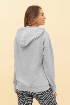 Y.U Yoga Sweatshirt In Grau Hoodie Loungewear Mix & Match Baumwolle/recycled Polyamid -Pyjamas Für Zuhause 1667210 12365 2