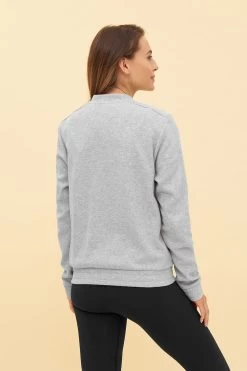 Y.U Yoga Sweatjacke In Grau Loungewear Mix & Match Baumwolle/recycled Polyamid -Pyjamas Für Zuhause 1667211 12365 2